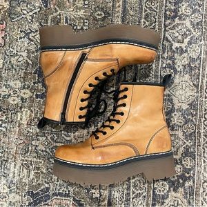Roolee Elvis Platform Genuine Leather Boots